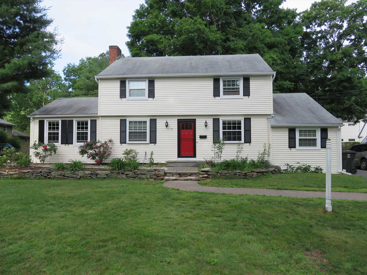J.T. Burke & Sons vinyl siding installation on a West Hartford, CT home — durable, low-maintenance exterior